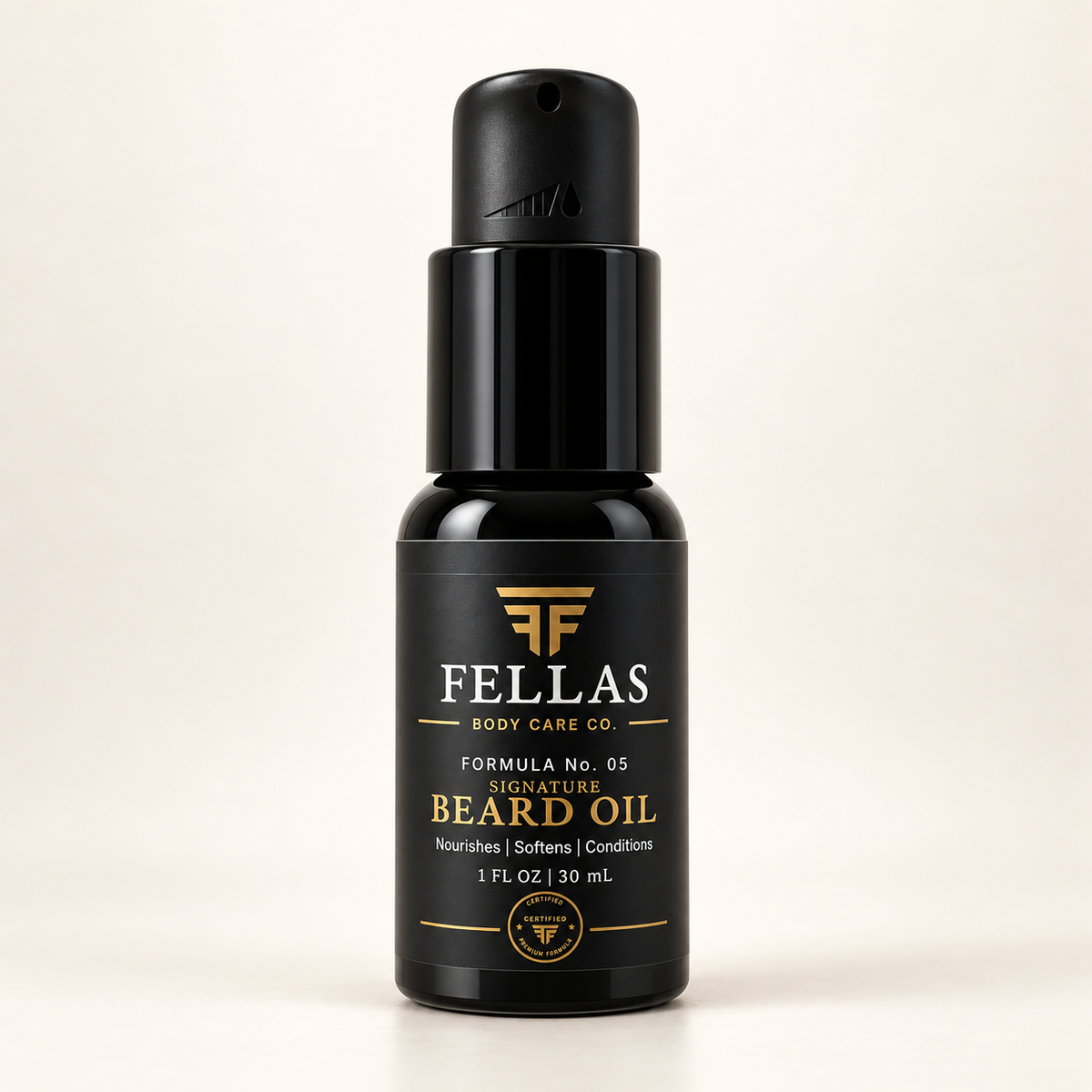 FELLAS Signature Beard Oil, 1 fl oz / 30 mL